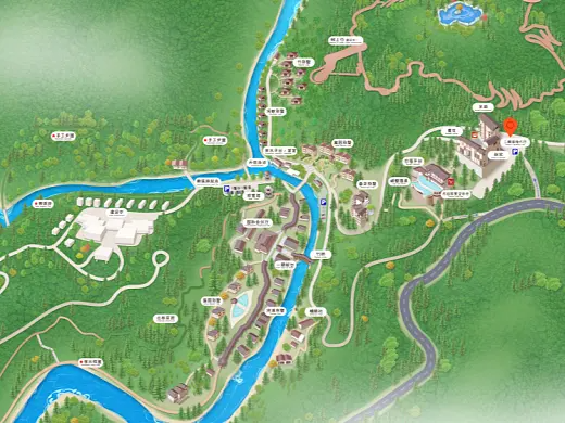 祁连结合景区手绘地图智慧导览和720全景技术，可以让景区更加“动”起来，为游客提供更加身临其境的导览体验。